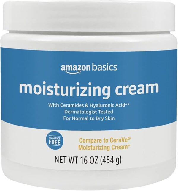 Amazon Basics Moisturizing Cream, 16 Ounces, 1-Pack