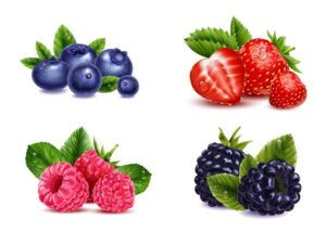 <img src="foo.jpg" alt=Berries"" /> 