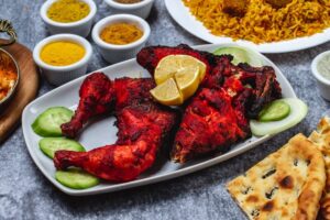 <img src="foo.jpg" alt=</"Tandoori Chicken" /> 